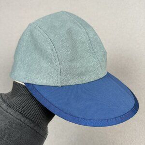 Vtg 90s Patagonia Spoonbill Cap Medium Cycling 4 Panel Wide Made in USA 52096